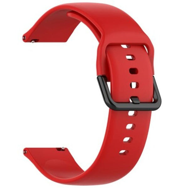 Colorful Silicone Strap For Samsung Galaxy Watch Active 2Th Lava Red