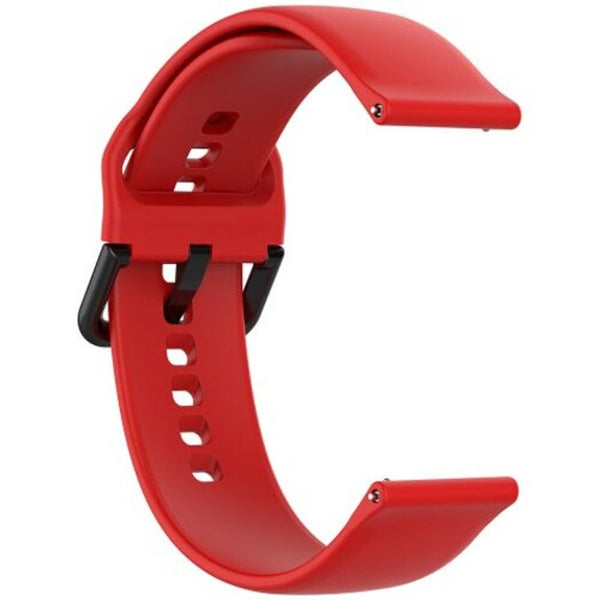 Colorful Silicone Strap For Samsung Galaxy Watch Active 2Th Lava Red