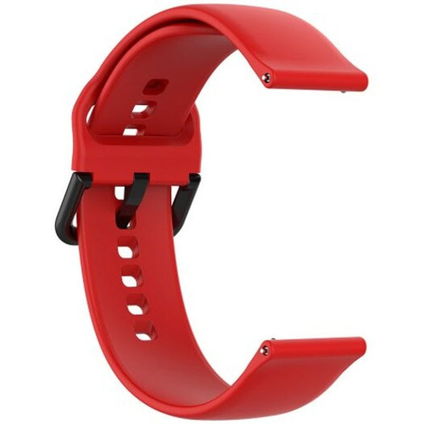 Colorful Silicone Strap For Samsung Galaxy Watch Active 2Th Lava Red Watch Bands