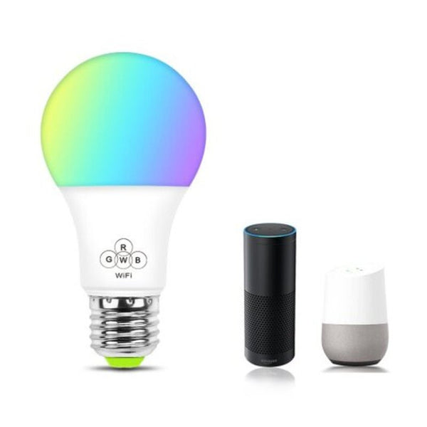 Colorful Smart Wifi Bulb Support Alexa / Google Voice Control For White Smart Light Bulbs