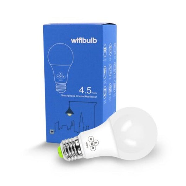 Colorful Smart Wifi Bulb Support Alexa / Google Voice Control For White Smart Light Bulbs