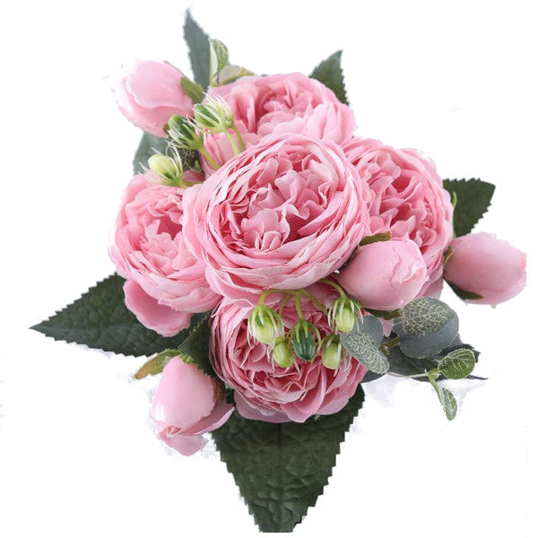 Colourful Peonies Artificial Flowers Decor Floral Décor