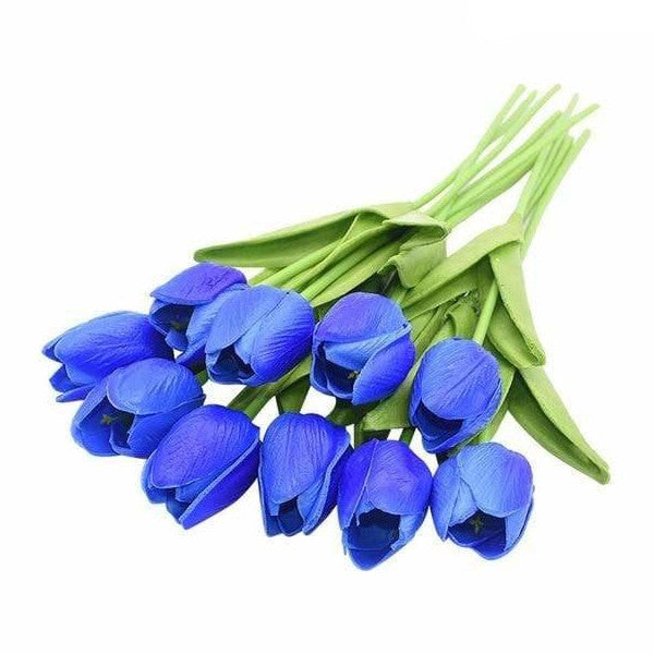 Colourful Tulips Artificial Flowers Decor Floral Décor