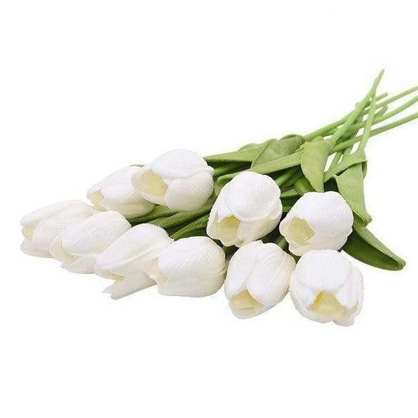 Colourful Tulips Artificial Flowers Decor Floral Décor