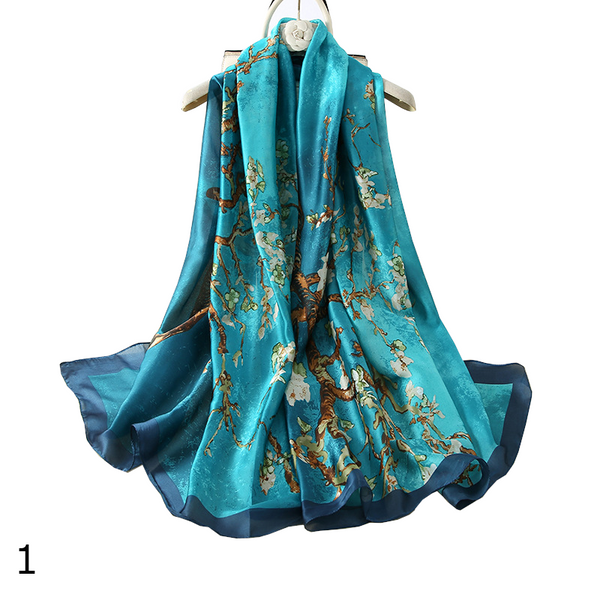 Colourful Shawl Travel Silk Scarf Women's Accessories Scarves & Wraps