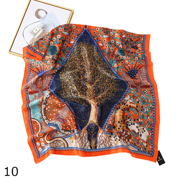 Colourful Shawl Travel Silk Scarf Women's Accessories Scarves & Wraps