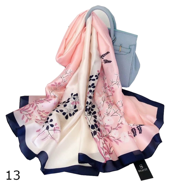 Colourful Shawl Travel Silk Scarf Women's Accessories Scarves & Wraps