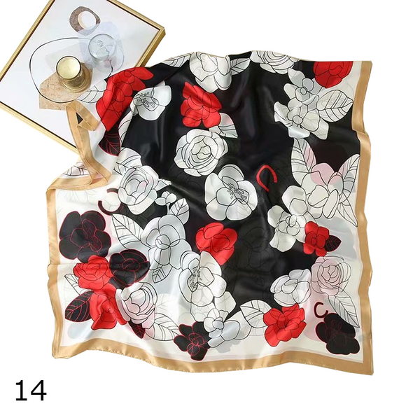 Colourful Shawl Travel Silk Scarf Women's Accessories Scarves & Wraps