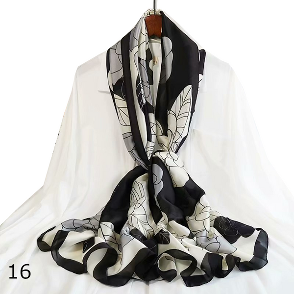 Colourful Shawl Travel Silk Scarf Women's Accessories Scarves & Wraps