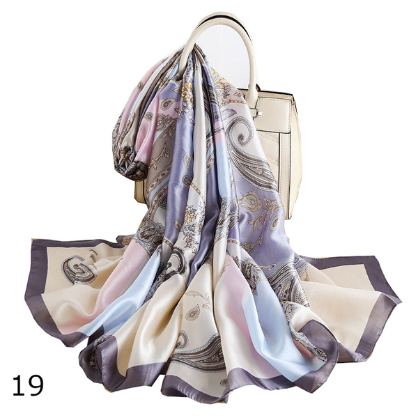 Colourful Shawl Travel Silk Scarf Women's Accessories Scarves & Wraps