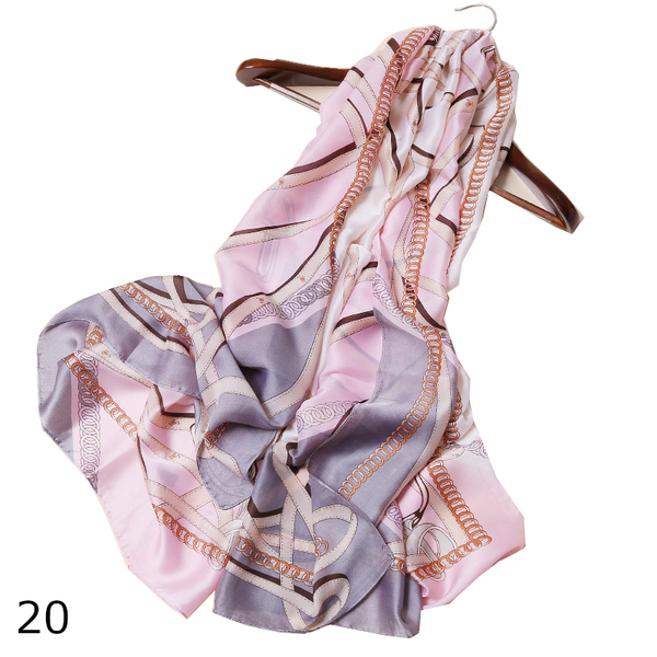 Colourful Shawl Travel Silk Scarf Women's Accessories Scarves & Wraps