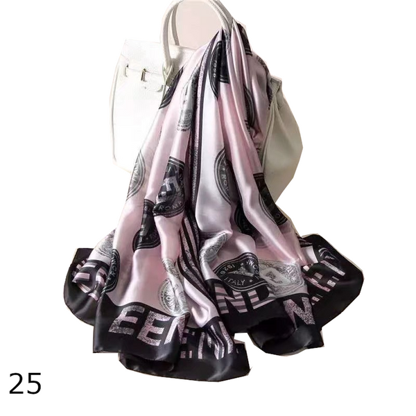 Colourful Shawl Travel Silk Scarf Women's Accessories Scarves & Wraps