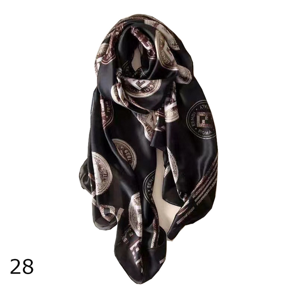 Colourful Shawl Travel Silk Scarf Women's Accessories Scarves & Wraps
