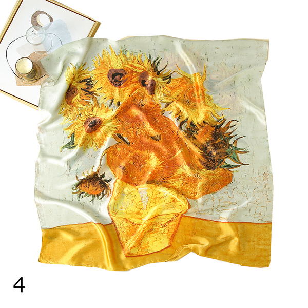 Colourful Shawl Travel Silk Scarf Women's Accessories Scarves & Wraps