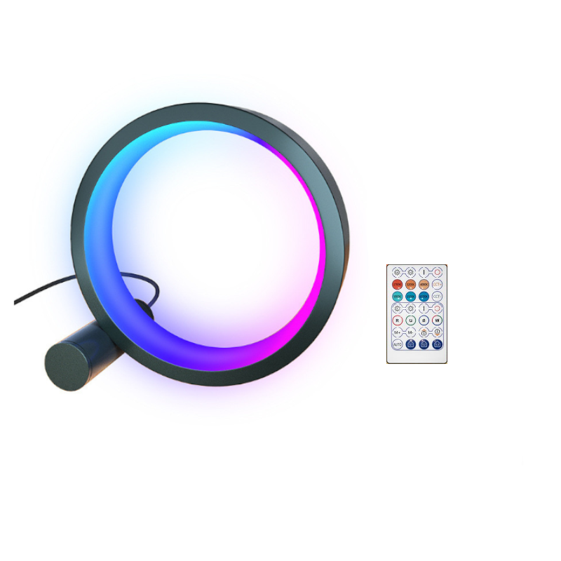 Lamps Colourful Smart Led Night Light Music Rhythm Induction Round Lamp