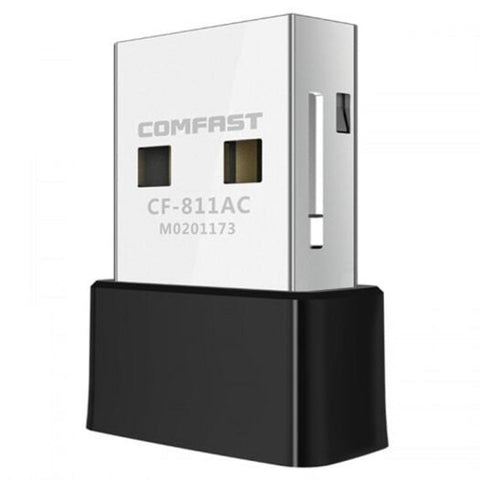 Cf 811Ac 650M Usb Wireless Network Card Black Usb Wi Fi Adapters/Dongles