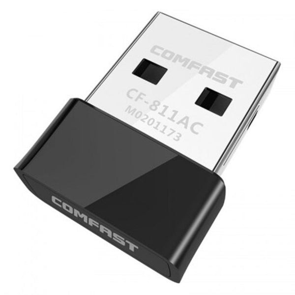 Cf 811Ac 650M Usb Wireless Network Card Black Usb Wi Fi Adapters/Dongles