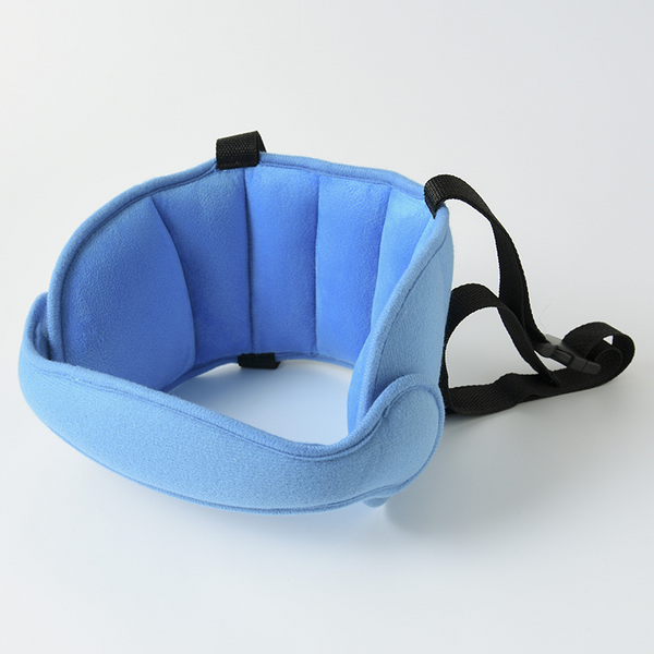 Comfortable Safe Neck Relief Head Protector Belt Baby Sleep Aid Strap Blue