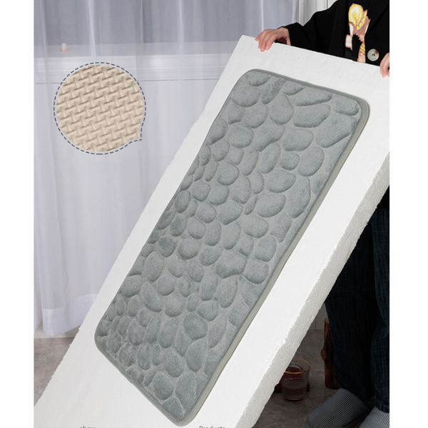 Comfortable Stone Design Rebound Memory Foam Bath Mat Bath Mats Rugs & Toilet Covers