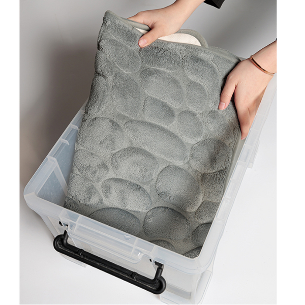 Comfortable Stone Design Rebound Memory Foam Bath Mat Bath Mats Rugs & Toilet Covers