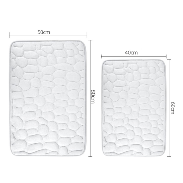 Comfortable Stone Design Rebound Memory Foam Bath Mat Bath Mats Rugs & Toilet Covers