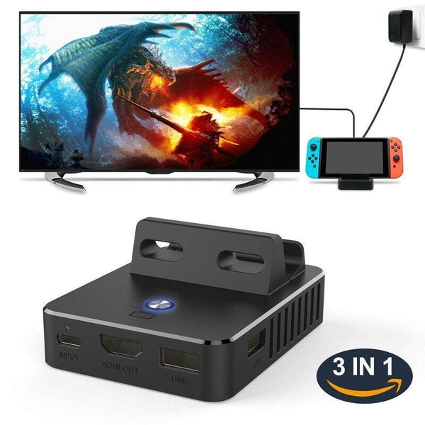 Compatible For Nintendo Switch Dock Base Tv Hdmi Charging Cooling Portable Bracket Chargers & Charging Docks