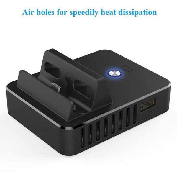 Compatible For Nintendo Switch Dock Base Tv Hdmi Charging Cooling Portable Bracket Chargers & Charging Docks