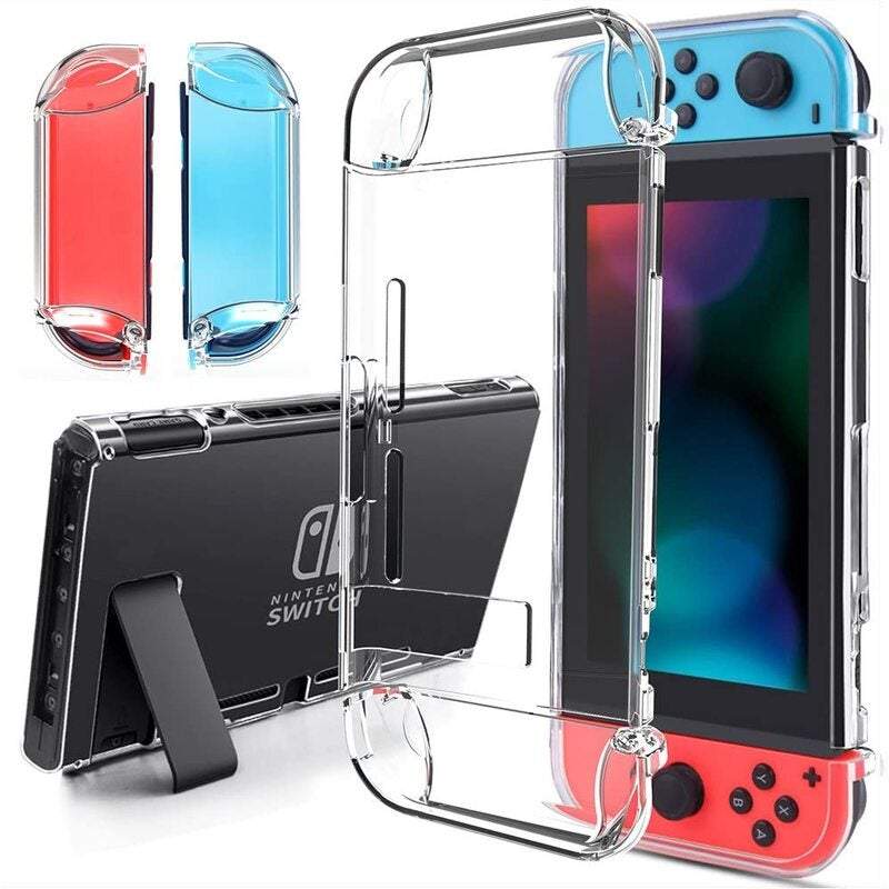 Switch Case Compatible With Nintendo Cover Soft Tpu Transparent Bags Skins & Travel Cases