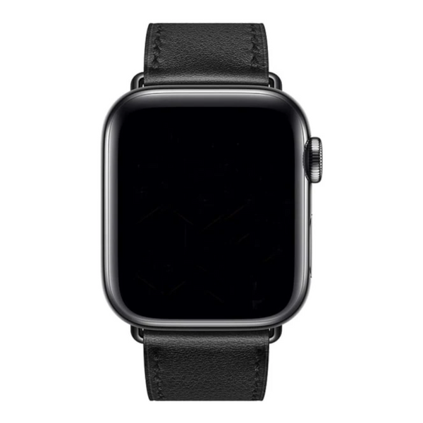 Compatible With Apple Watch Strap 38Mm 40Mm 41Mm Leather Black Brown Watch Bands