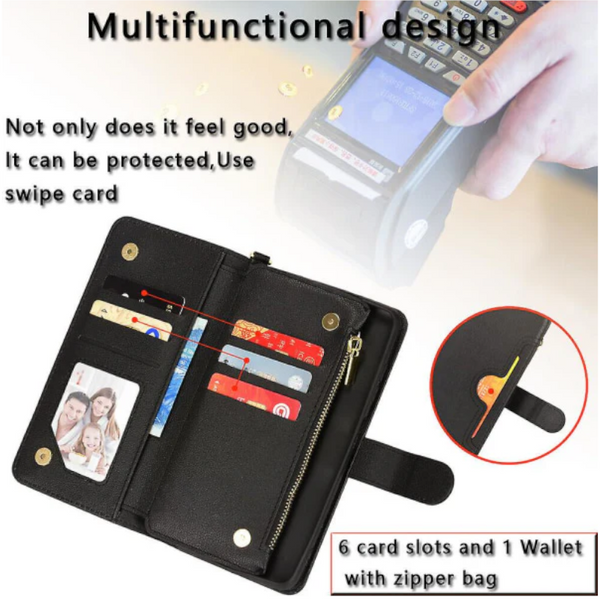 Compatible With Samsung Galaxy S21 5G Case Magnetic Leather Wallet Card Holder Protective Cover Cases Covers & Skins