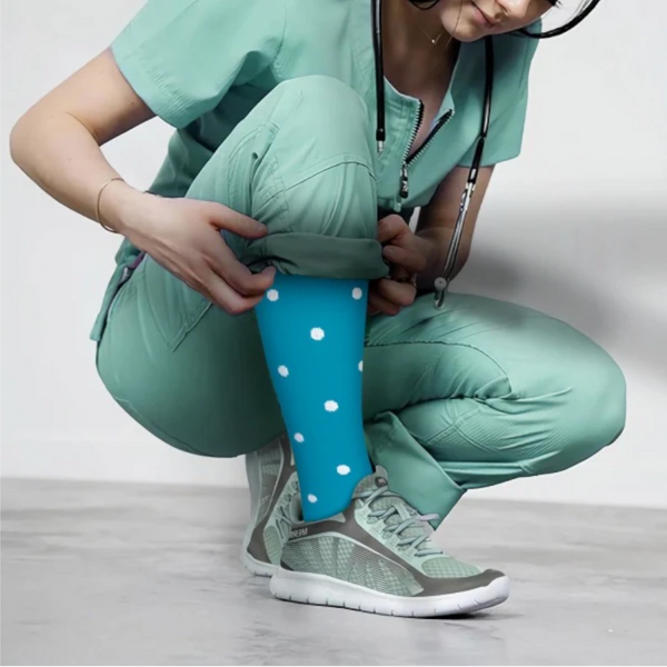 Compression 6 Pairs For Women Men 15 20 Mmhg Knee High Gradual Support Nurses Athletes Medical Use Socks