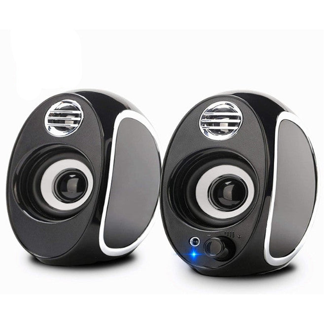 10W Pc Powered 3.5Mm Aux Multimedia Speakersusb Monitor For Desktop Laptop Computer Speakers