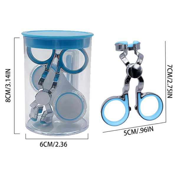Contact Lens Wearing Aids Eyelid Suction Cup Holder Tensioner Silicone Soft Blue Contact Lens Storage & Equipment