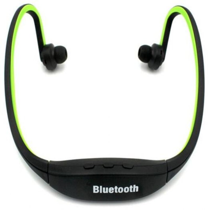 Convenient Wireless Bluetooth Headset For Iphone Android Green Headsets