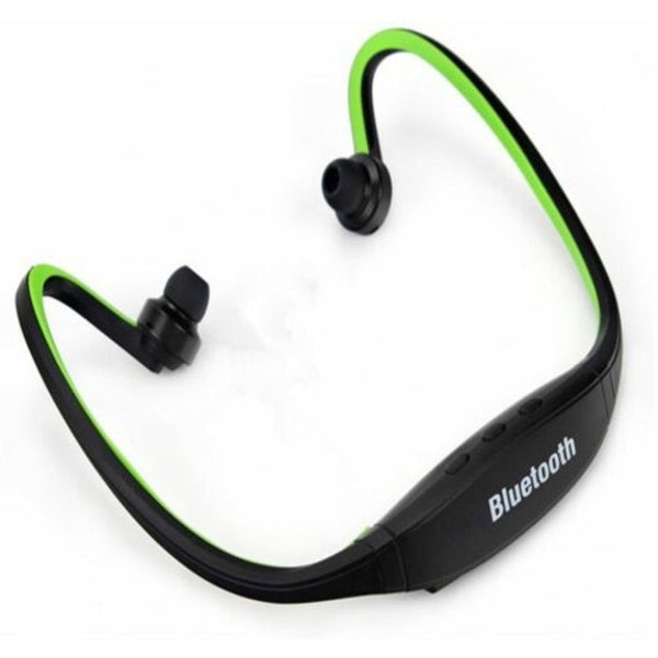 Convenient Wireless Bluetooth Headset For Iphone Android Green Headsets
