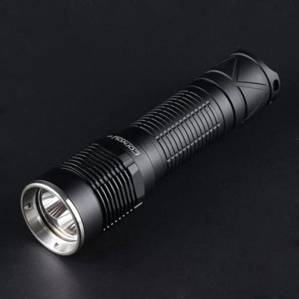 S12 2300Lm 6000Mah Output Powerful Tactical Flashlight Black Sst20 6500K Flashlights