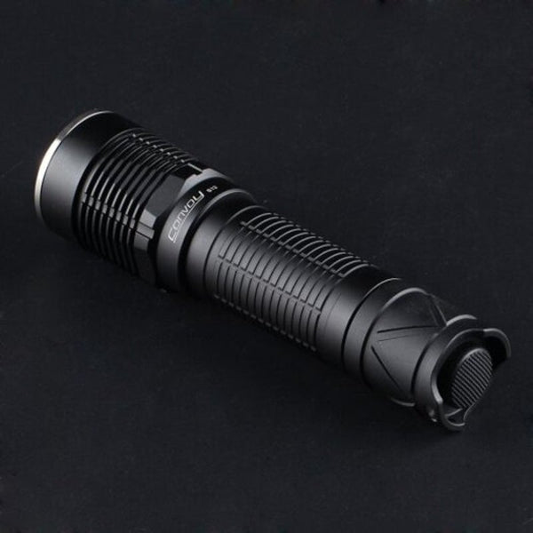 S12 2300Lm 6000Mah Output Powerful Tactical Flashlight Black Sst20 6500K