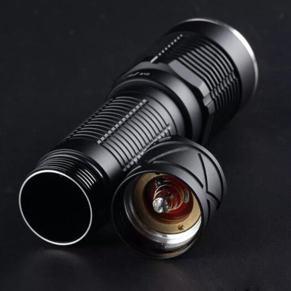 S12 2300Lm 6000Mah Output Powerful Tactical Flashlight Black Sst20 6500K Flashlights