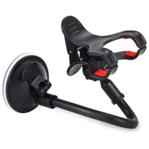 Cool Long Arm Car Windscreen Cellphone Holder Black Mounts & Holders