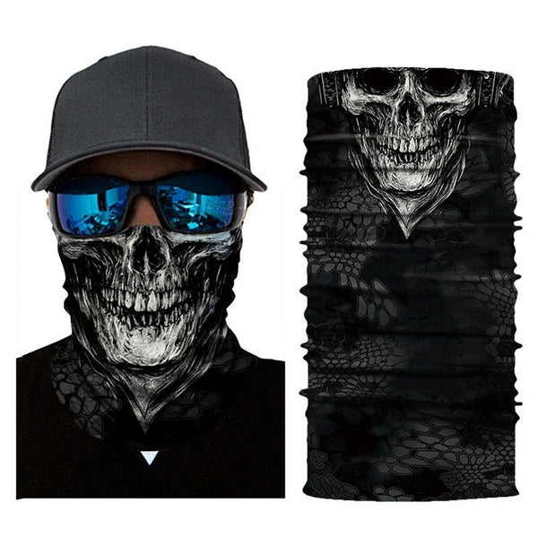 Cool Robot Skeleton Halloween Mask Scarf Joker Headband Balaclavas For Cycling 3 Balaclavas Masks & Tubes