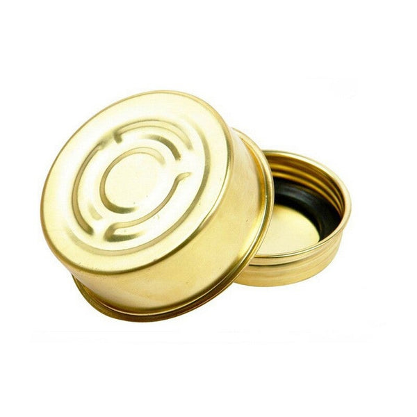 Copper Alloy Portable Mini Ultra Light Spirit Burner Alcohol Stove Outdoor Camping Furnace 9 Yellow Camping Stoves