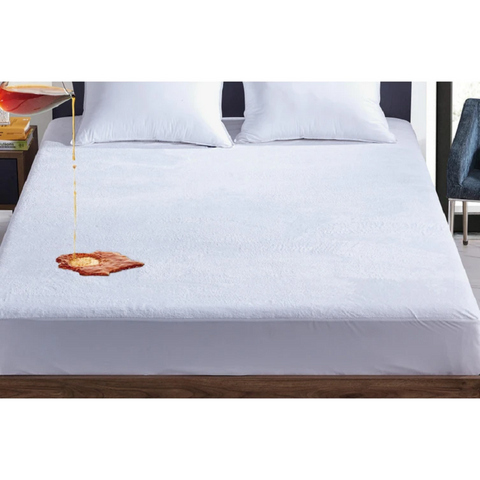 Coral Fleece Waterproof Fitted Mattress Protector