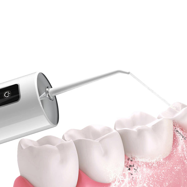 Cordless Electric Dental Oral Irrigator Water Flosser Flusher Teeth Plaque Cleaner