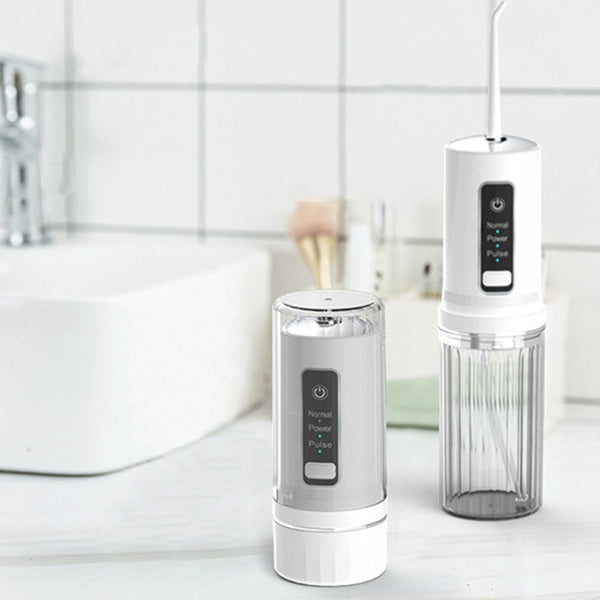Cordless Electric Dental Oral Irrigator Water Flosser Teeth Cleaner Features Air & Water Flossers