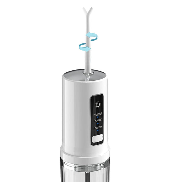 Cordless Electric Dental Oral Irrigator Water Flosser Teeth Cleaner Features Air & Water Flossers