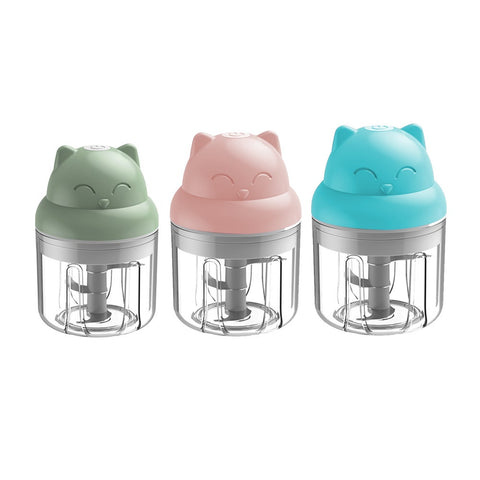 Cordless Electric Mini Garlic Chopper Kitchen Food Blender Processor Ginger Chili Food Processors