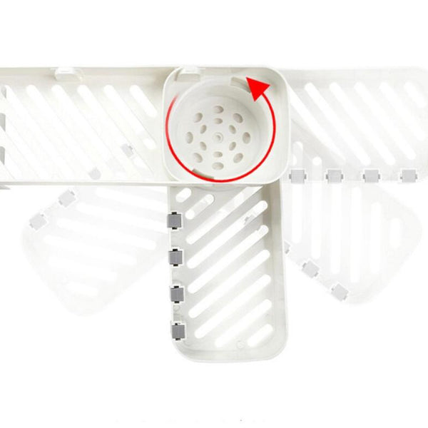 Corner Shower Shelf Bathroom Shampoo Holder Kitchen Storage Rack Organizer Shelves