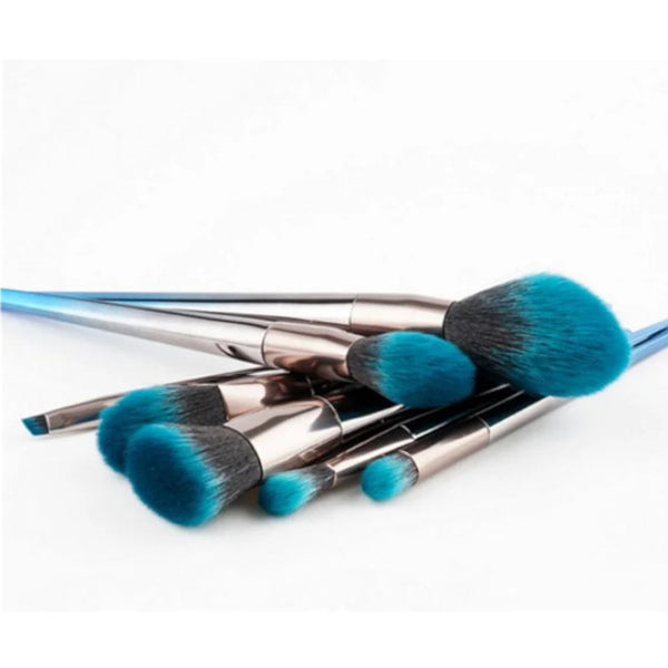 7Pcs Cosmetic Brush Gradient Colour Beauty Set Tool