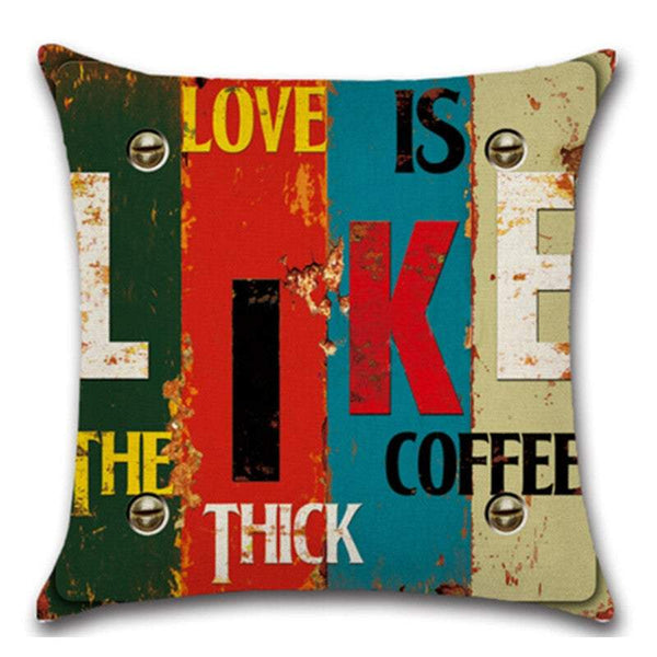 Pillowcases Cotton Linen Square Decorative Throw Case Cushion Cover Cushions & Decorative Pillows