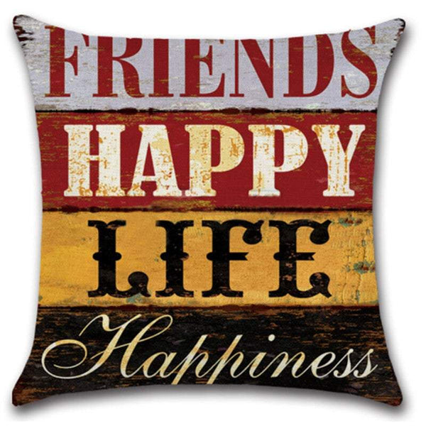 Pillowcases Cotton Linen Square Decorative Throw Case Cushion Cover Cushions & Decorative Pillows